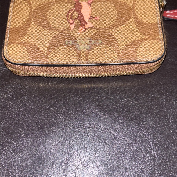 Coach Brown Animal print Wallet - Picture 4 of 6